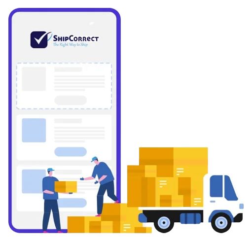 ShipCorrect Reliable Delivery Truck for Efficient Logistics and Shipping